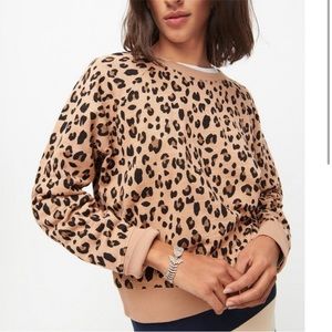 J.Crew Leopard Print Sweatshirt
